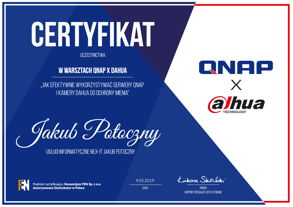 Warsztaty QNAP x Dahua