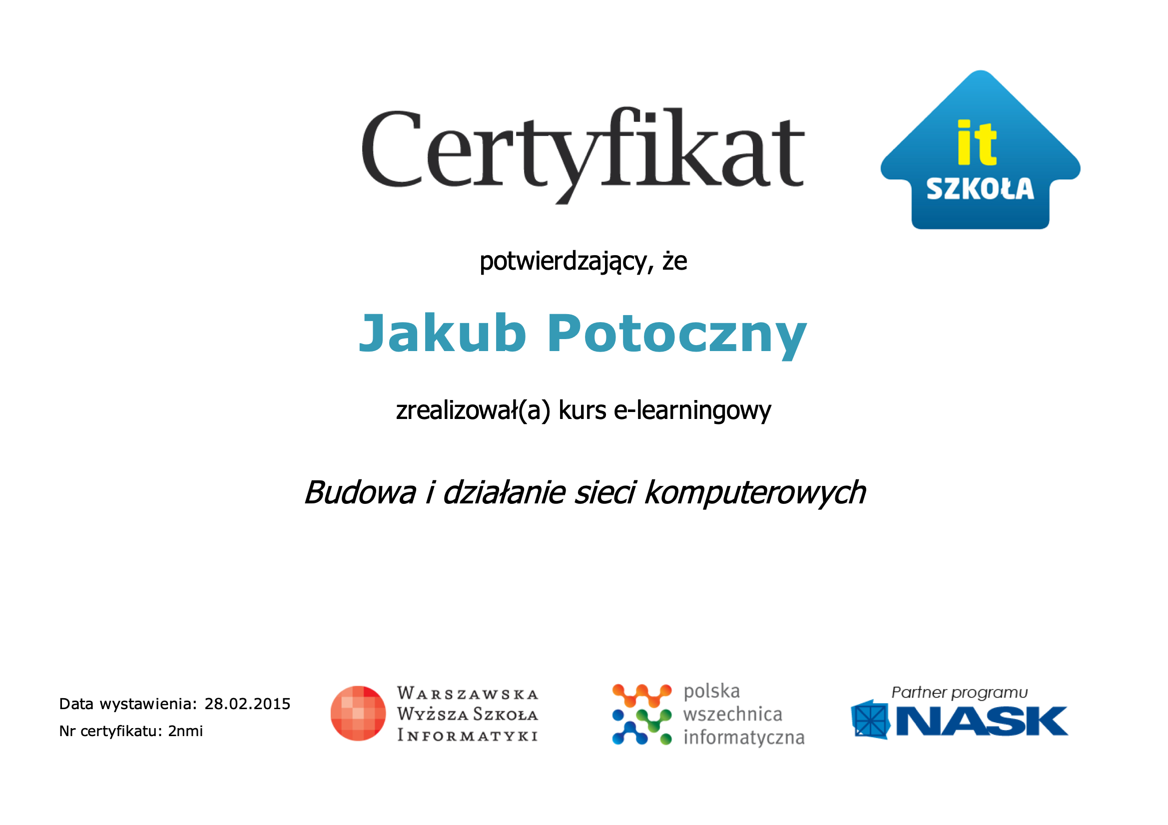 Budowa i dzialanie sieci komputerowych